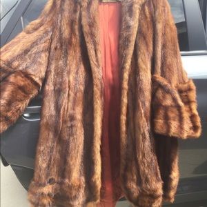 Marmut fur Vintage Coat from 40s